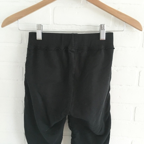 Guess Girl’s Sweat pants black 100% cotton with sequins (soft inside) M 10/12 - Picture 5 of 9